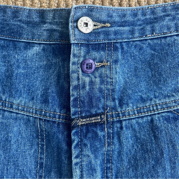 MARITHE FRANCOIS GIRBAUD Jean Shorts Blue Cotton Denim Jorts Men’s SZ 42 - Picture 12 of 16